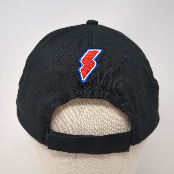 Summit Racing Equipment Strapback Hat Black One Size Embroidered 6 Panel - Picture 6 of 8